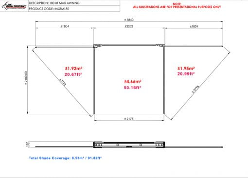 Bush Company Awning 180 XT Max - Image 5