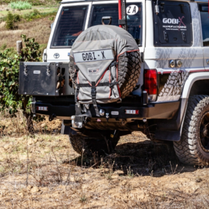 Toyota Land Cruiser 76 Series 2008+ Gobi-X Standard Rear Bumper (Carrier Compatible)