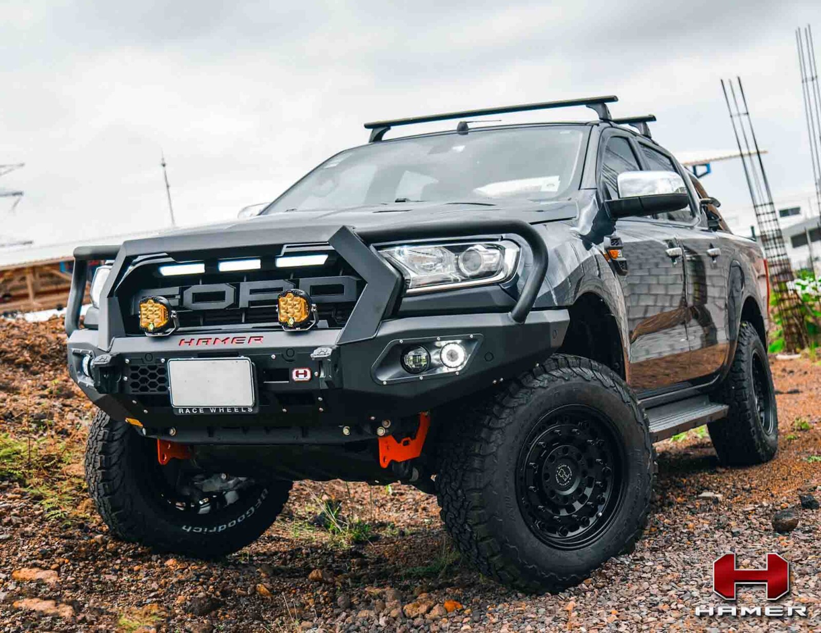 Ford Ranger PX2/3 2016-2022 Hamer King Plus Series Bull Bar