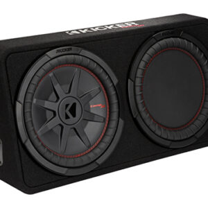KICKER 48TCWRT122/124 12INCH 2/4OHM SLIM LOADED SUBWOOFER ENCLOSURE