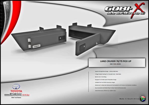 Toyota Land Cruiser 79 Series Gobi Single Cab Utility Boxes - Image 4