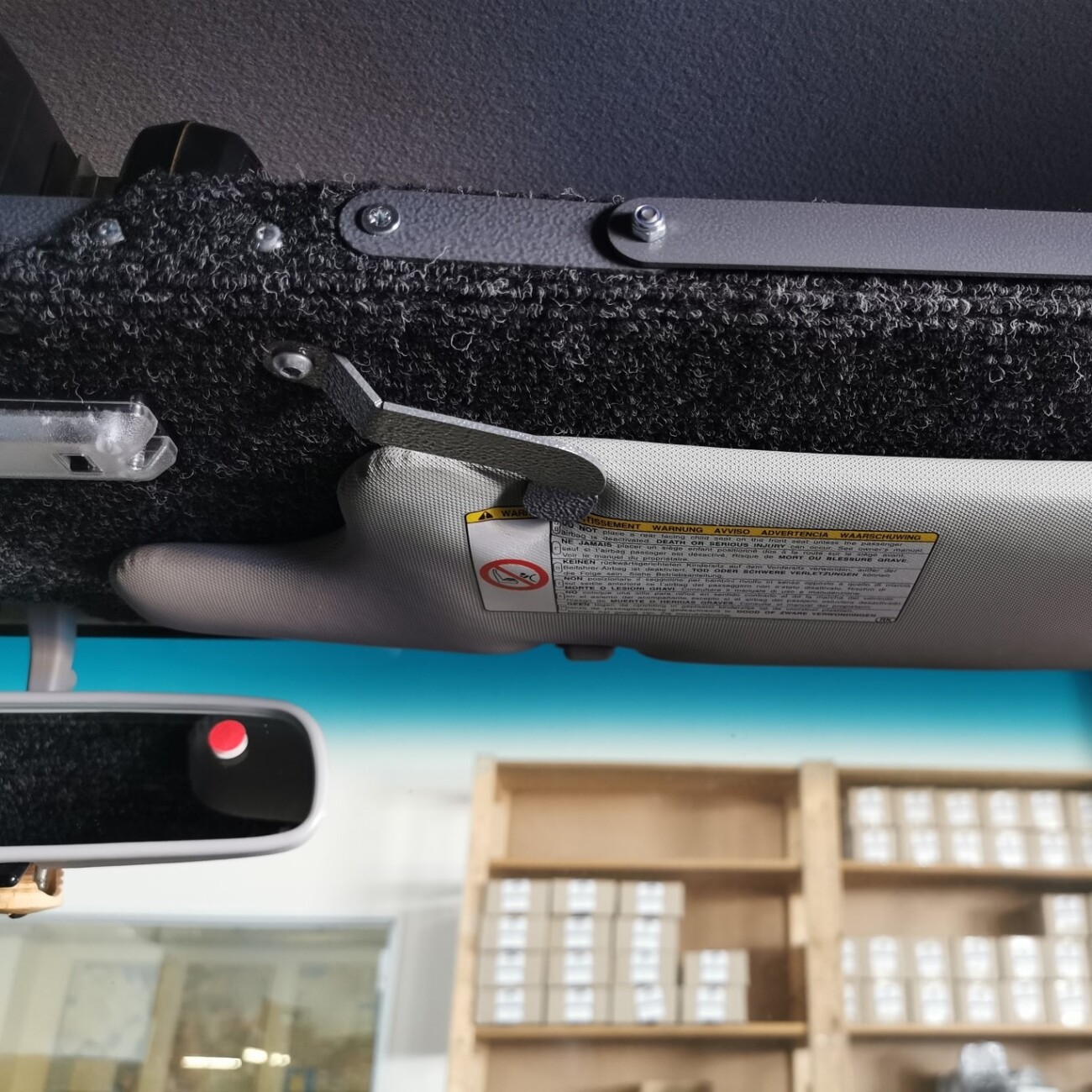 Toyota Land Cruiser 79 Big Country Visor Shelf - Image 8