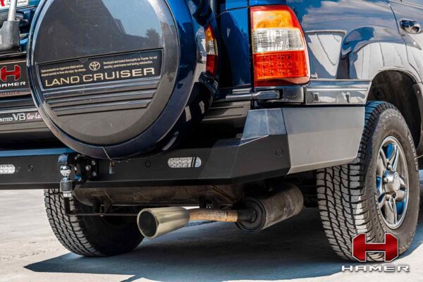 Toyota Land Cruiser 100VX Hamer King Series Rear Bumper - Image 4