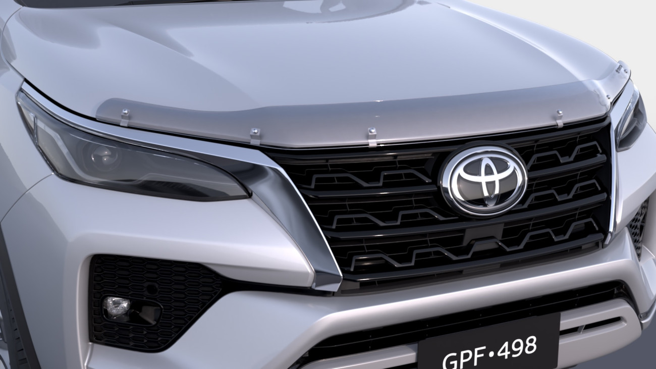 Toyota Fortuner GD6 2016-2020 Clear Bonnet Guard - Image 2