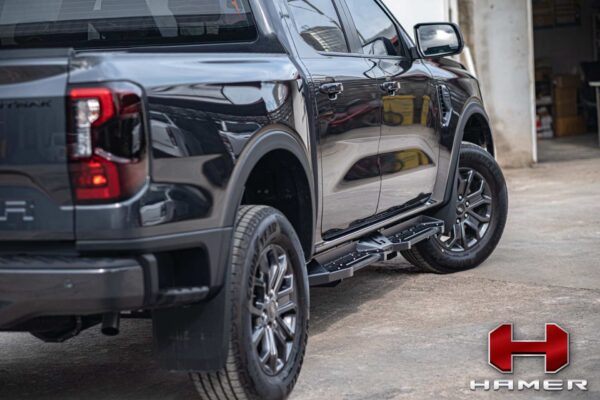 Ford Ranger Next Gen 2023+ Double Cab Hamer Shadow Series Side Steps - Image 3