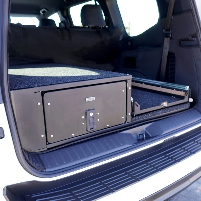 Toyota Land Cruiser 300 VX Big Country Single Drawer + Fridge Slide Platform - Image 2
