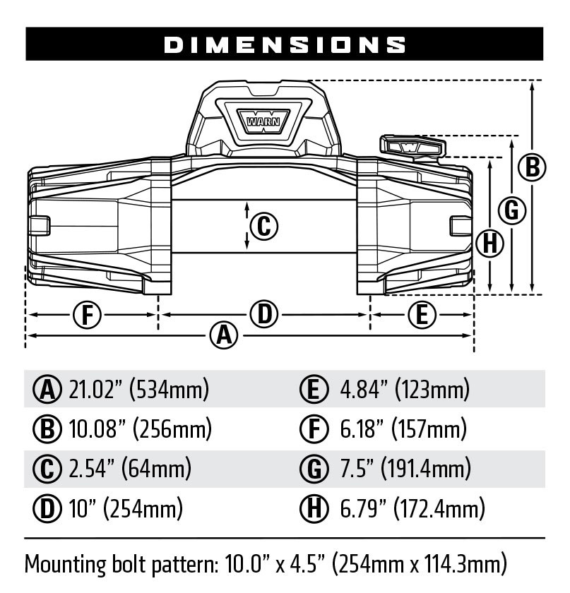 Warn VR EVO 8-S Synthetic Rope Winch - Image 2