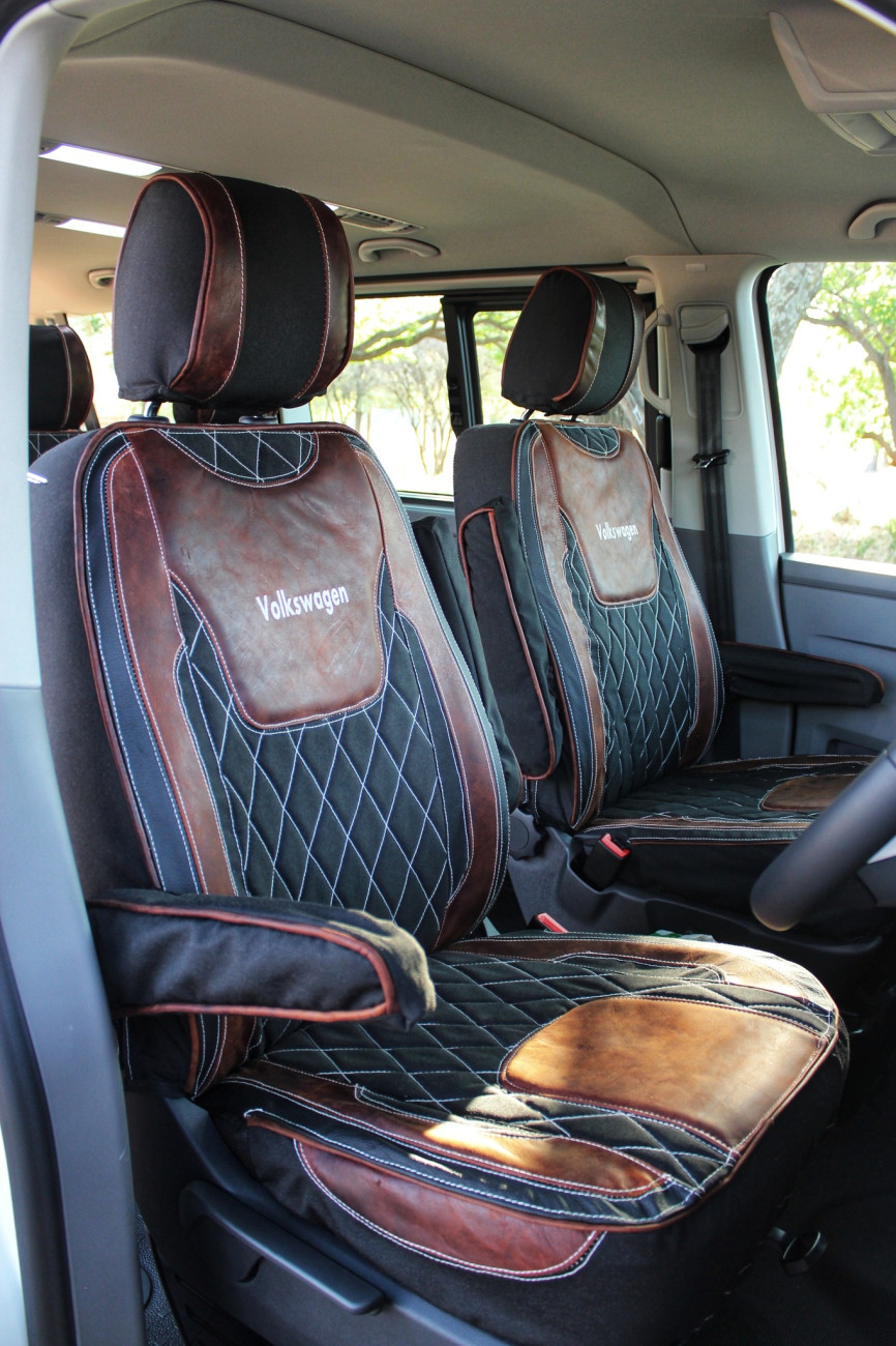 Bosveld Kremetart – Canvas and Leather Seat Covers Single/Extra Cab - Image 9