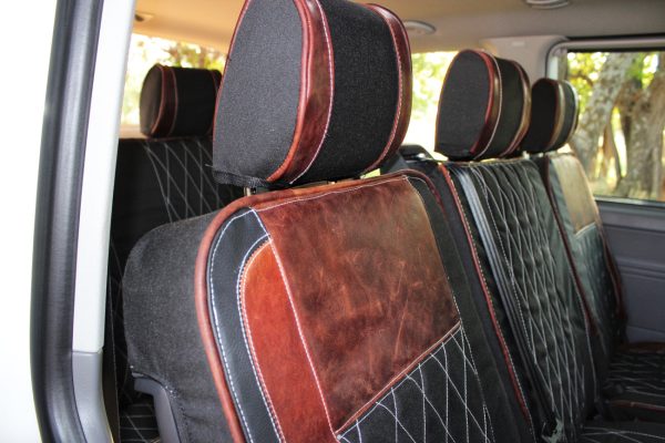Bosveld Kremetart – Canvas and Leather Seat Covers Single/Extra Cab - Image 3