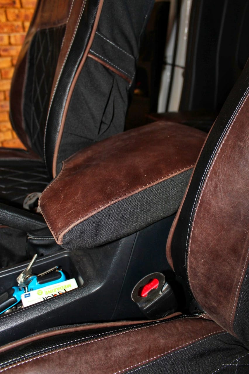 Bosveld Kremetart – Canvas and Leather Seat Covers Single/Extra Cab - Image 5