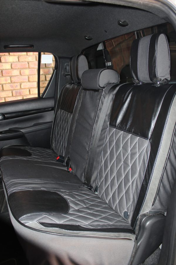 Bosveld Kremetart – Canvas and Leather Seat Covers Single/Extra Cab - Image 12