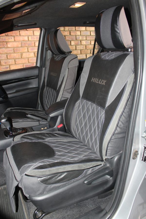 Bosveld Kremetart – Canvas and Leather Seat Covers Single/Extra Cab - Image 8