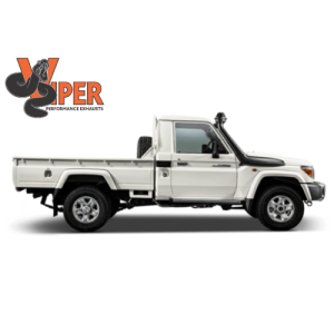 Toyota Land Cruiser 79 Series Single Cab LX V8 4.5  Viper Full 76mm Exhaust system