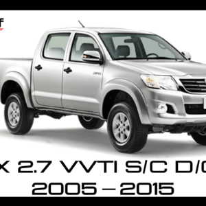 Toyota Hilux 2.7VVTI 2005-2015 DeGraaf Exhaust System