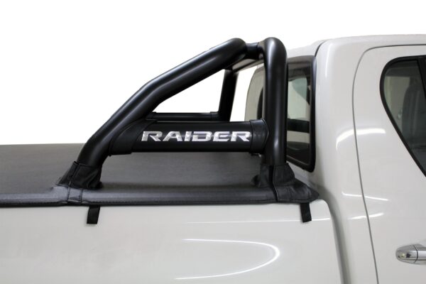 Toyota Hilux 2016+ Artav 6 Bend Sports Bar w Oval Side Plates Black
