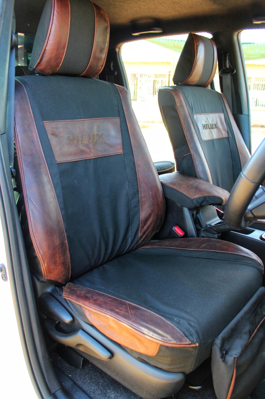 Bosveld Kameeldoring – Canvas and Leather Seat Covers - Image 3