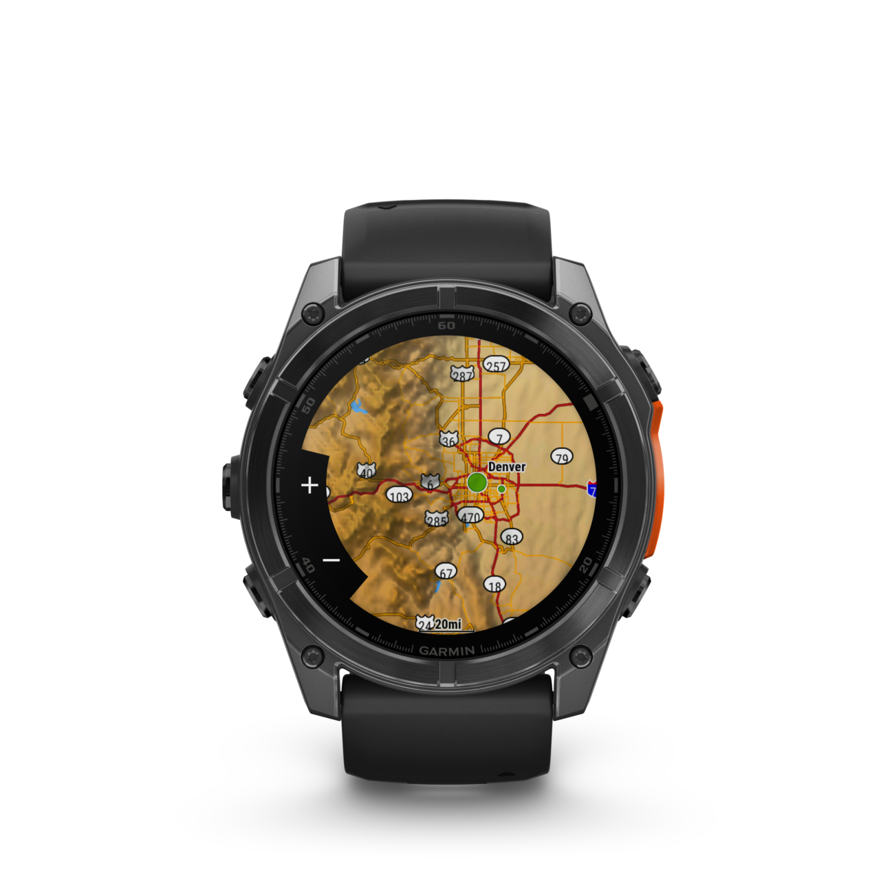 Garmin Fēnix® 8 - 51mm AMOLED Slate Grey with Black Silicone Band - Image 14