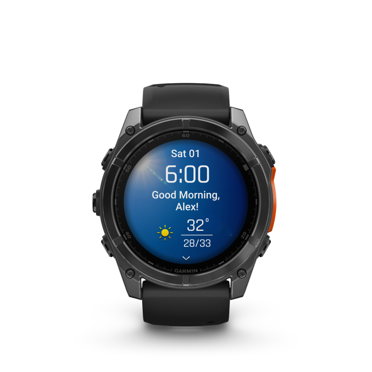Garmin Fēnix® 8 - 51mm AMOLED Slate Grey with Black Silicone Band - Image 20