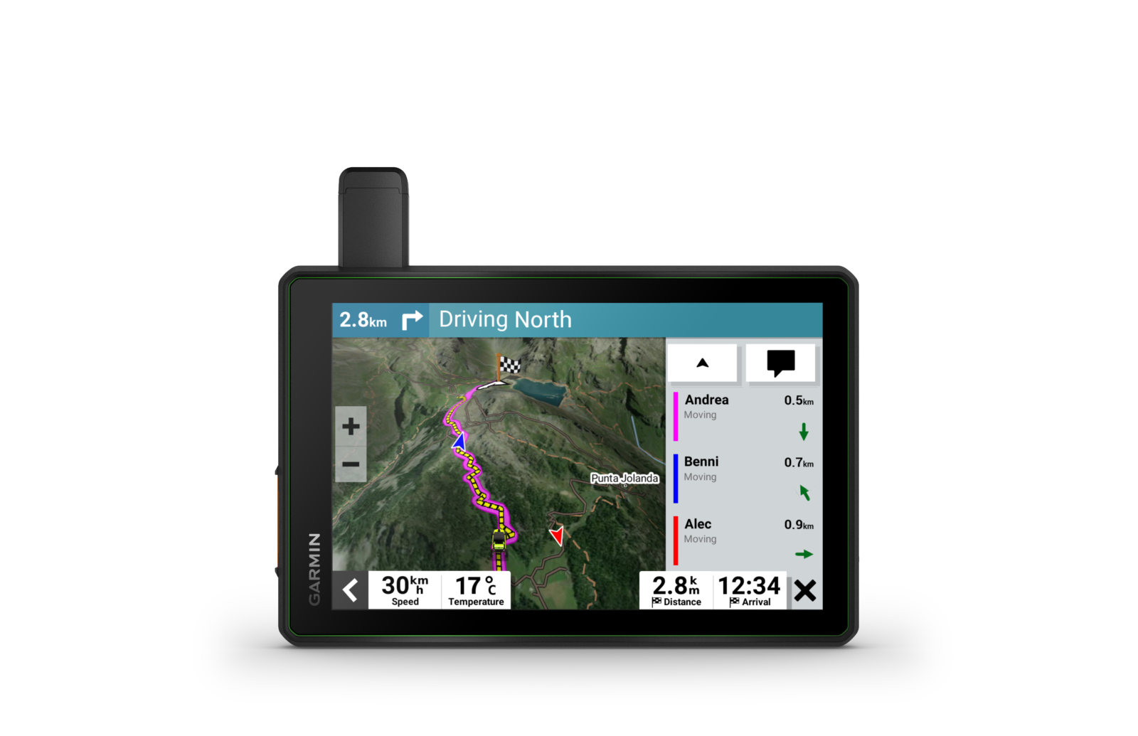 Garmin Tread® - SxS Edition 8” Powersport navigator with Group Ride Tracker