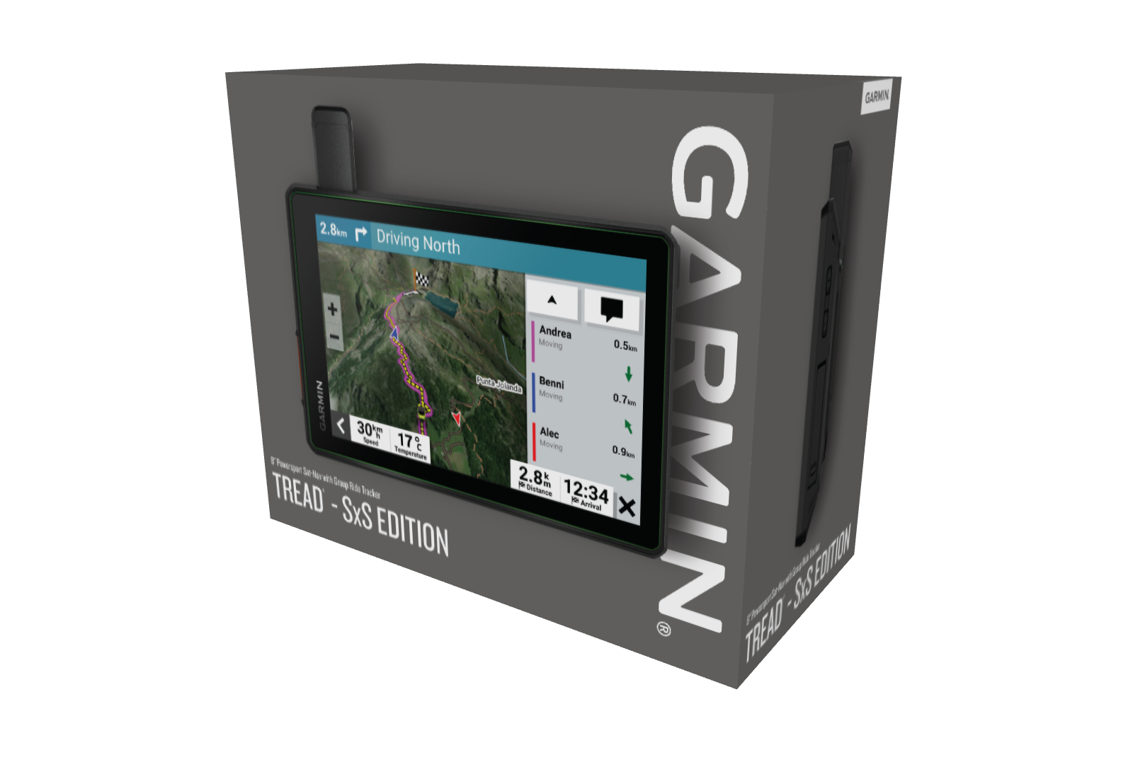 Garmin Tread® - SxS Edition 8” Powersport navigator with Group Ride Tracker - Image 2