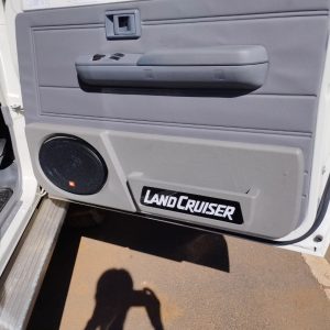 Toyota Land Cruiser 79 2009+ Single Cab Allis Front Door Speaker Panels Grey (Set of 2)