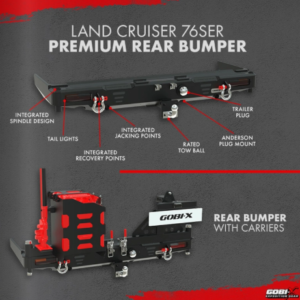 Toyota Land Cruiser 76 Series 2008+ Gobi-X Premium Rear Bumper