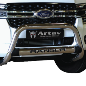 Ford Ranger Next Gen 2023+ Artav Stainless Nudge Bar with Oval Cross Member