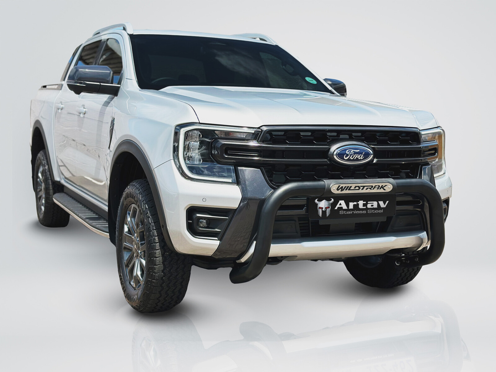 Ford Ranger Next Gen Wildtrak 2023+ Artav PDC Nudge Bar Black (New Decal Design)