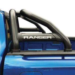 Ford Ranger Next Gen 2023+ Artav Sports Bar x Oval Side Tubes Black – Fits Single Cab Only (Fits with Securi Lid 218 & OEM Tonneau Cover)