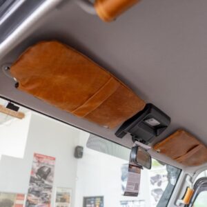 Baobab Leather Sun Visor Covers - Land Cruiser 79/76