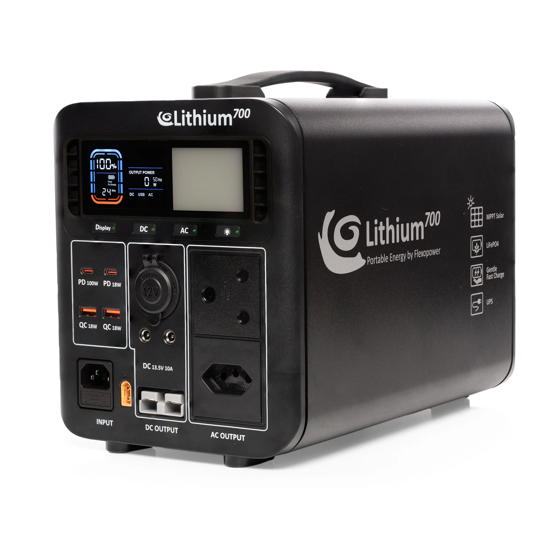 Flexopower Combo Lithium700-SB50 Power Station + Solar Portable Karoo 230W - Image 5