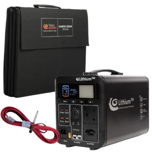 Flexopower Combo Lithium700-SB50 Power Station + Solar Portable Karoo 230W