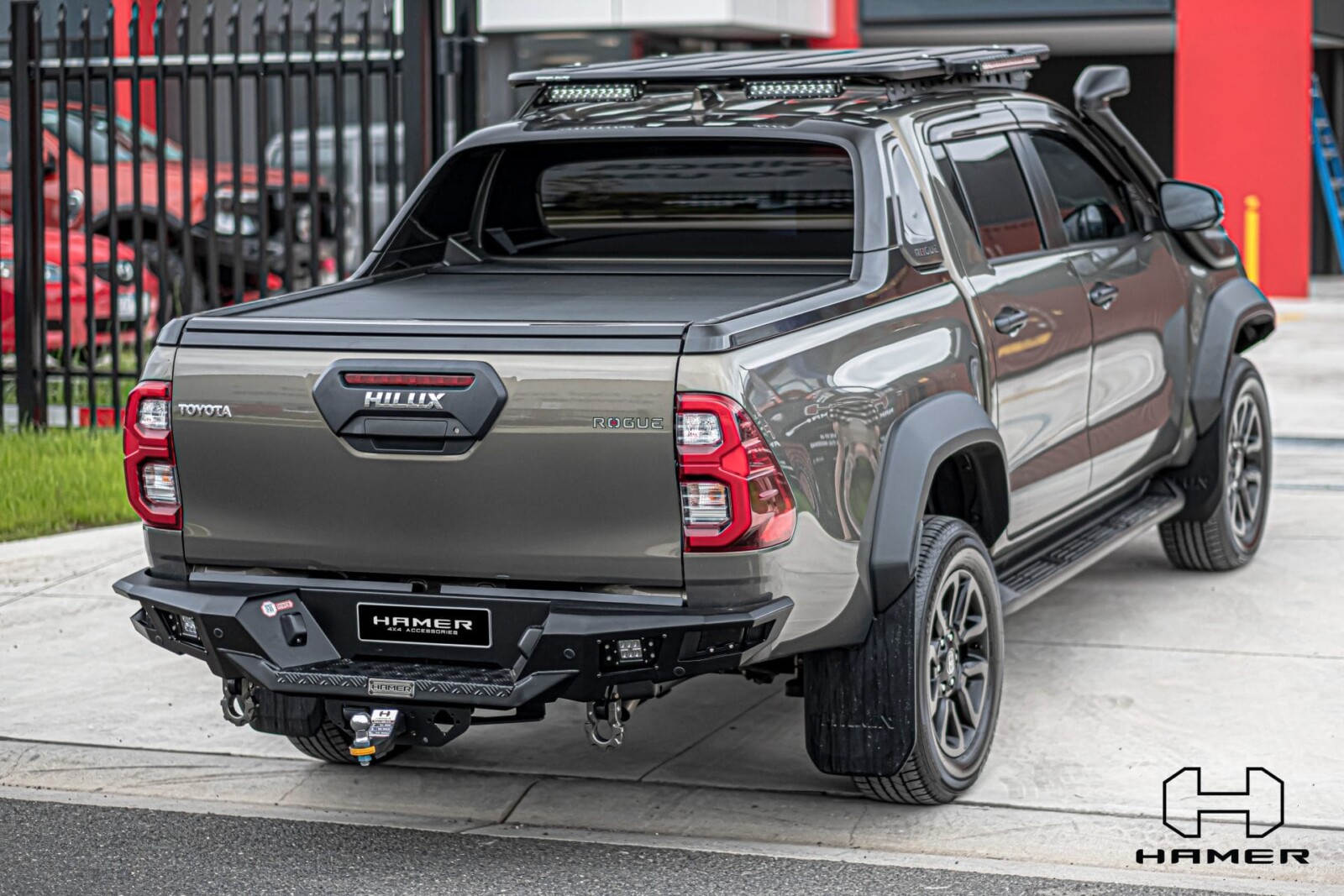 Toyota Hilux GD6 2016+ Hamer Nova Series Rear Bumper - Image 4