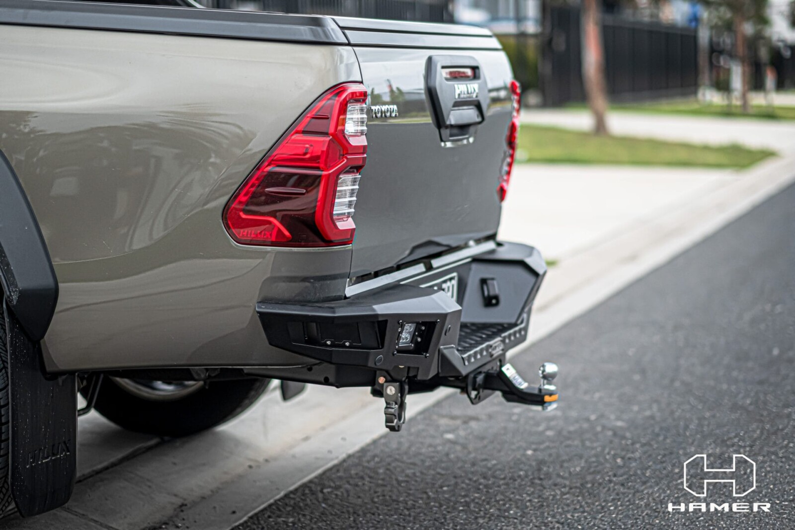 Toyota Hilux GD6 2016+ Hamer Nova Series Rear Bumper - Image 3