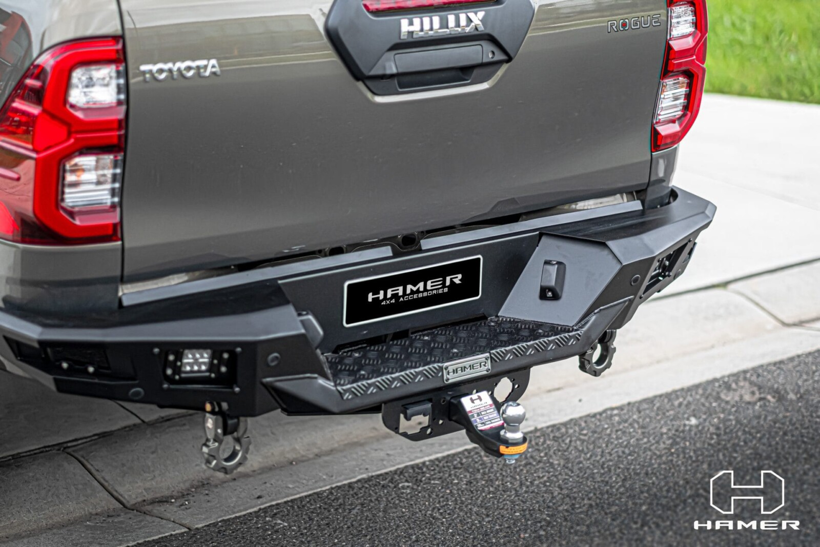 Toyota Hilux GD6 2016+ Hamer Nova Series Rear Bumper - Image 2