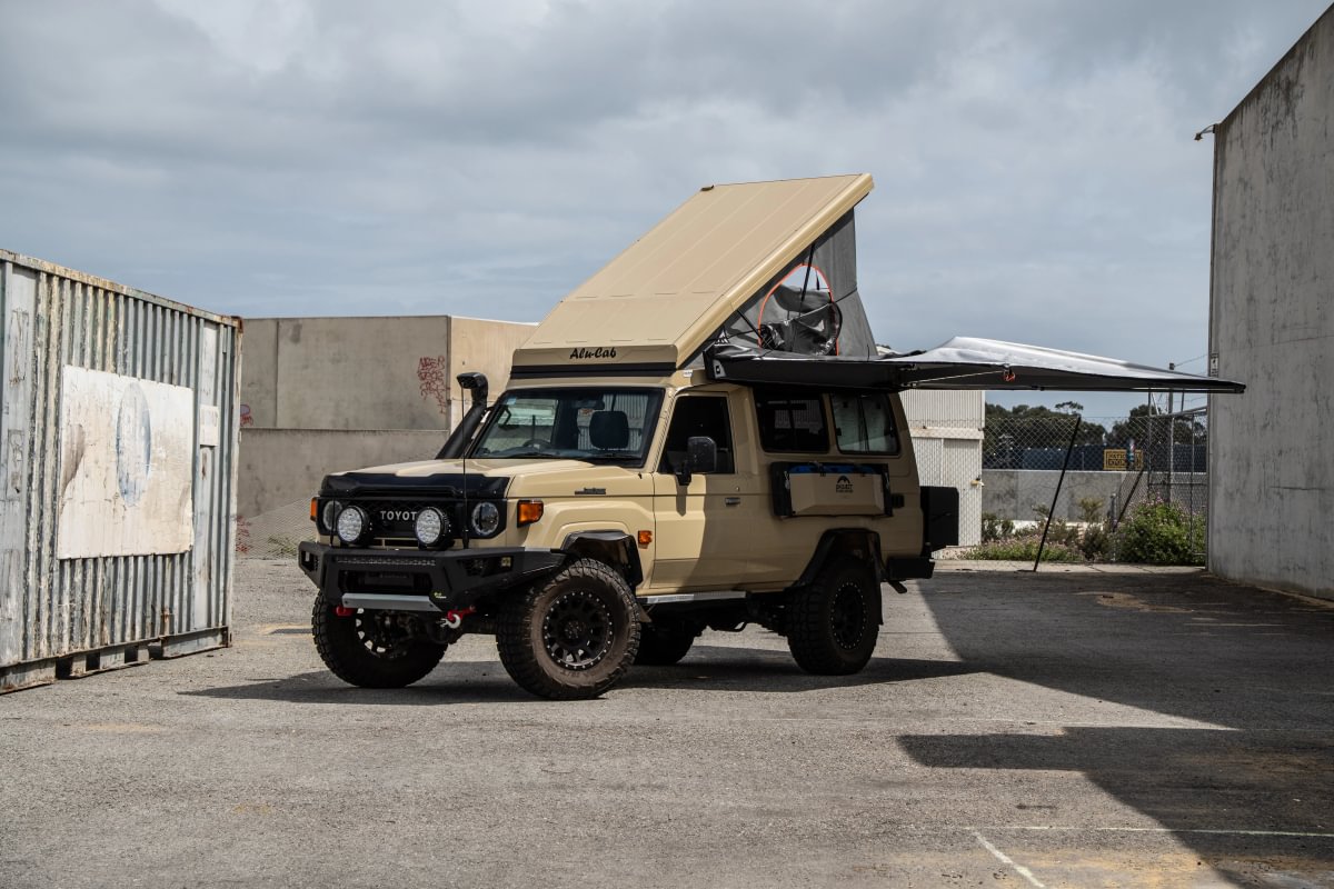 Toyota Land Cruiser 78 Series 2009+ Alu-Cab Hercules Roof Conversion - Image 12