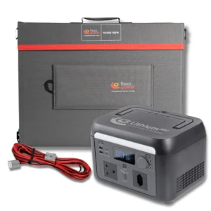 Flexopower Combo Lithium600 Power Station + Solar Portable Namib150W