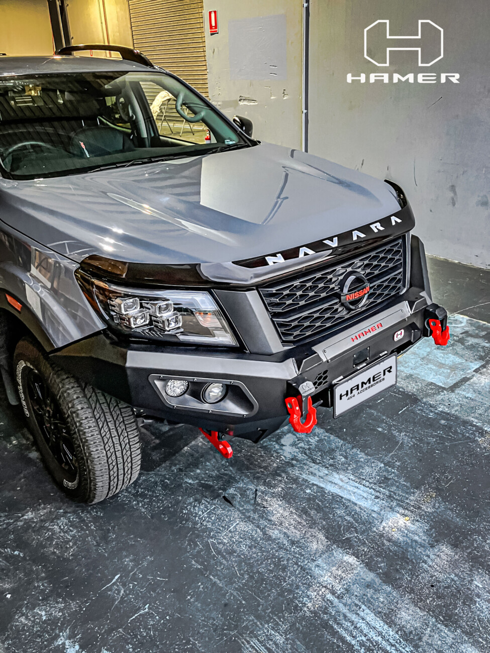 Nissan Navara PRO4X 2021+ Hamer King Series Bull Bar - Image 2