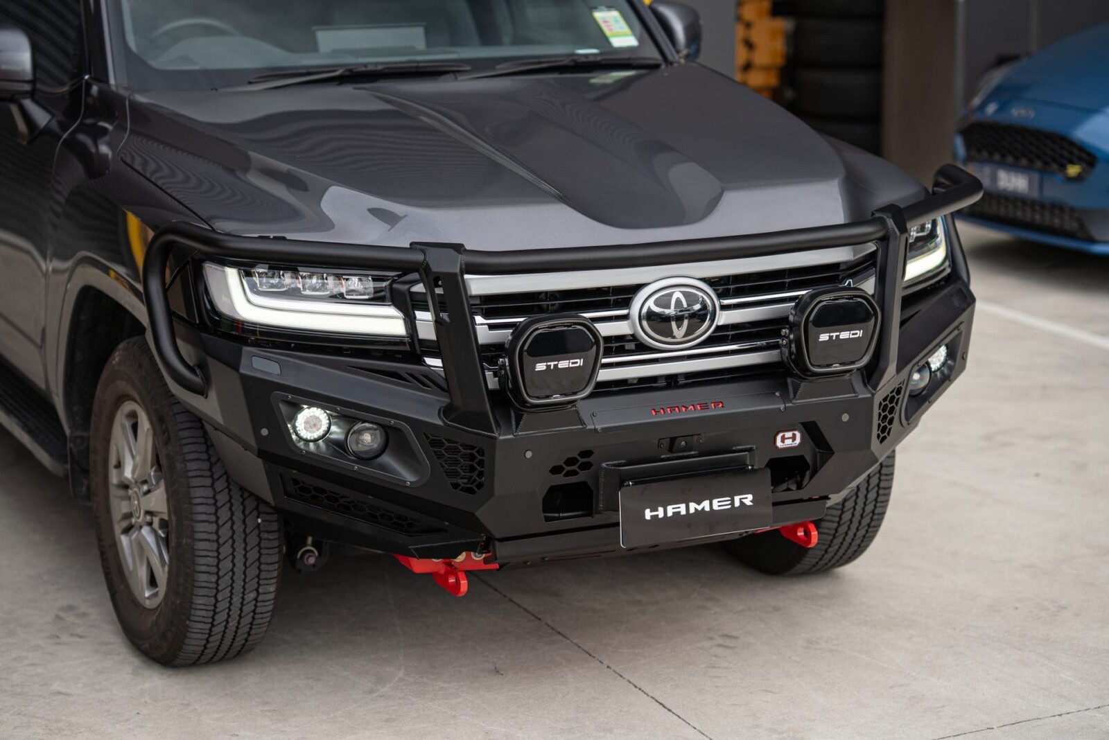 Toyota Land Cruiser 300 2021+ Hamer King Plus Series Bull Bar - Image 7
