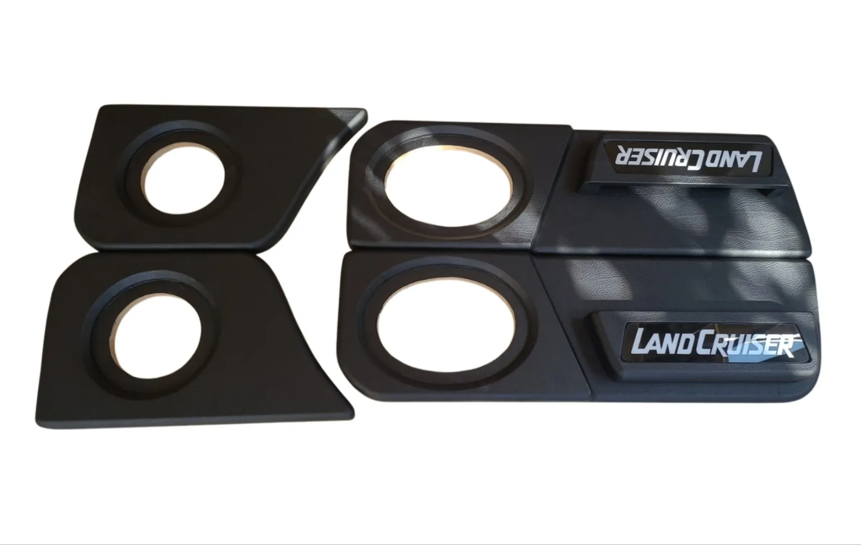 Toyota Land Cruiser 79/76 2009+ Double Cab Allis Front & Rear Door Speaker Panels Black (Set of 4)