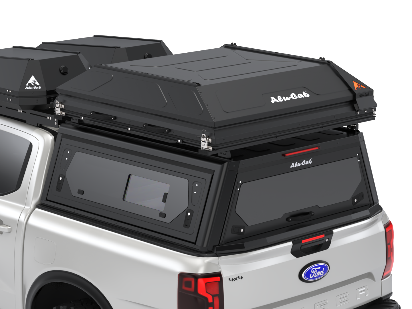 Alu-Cab Rooftop Tent RT-S2 (2 Sleeper) - Black - Image 3