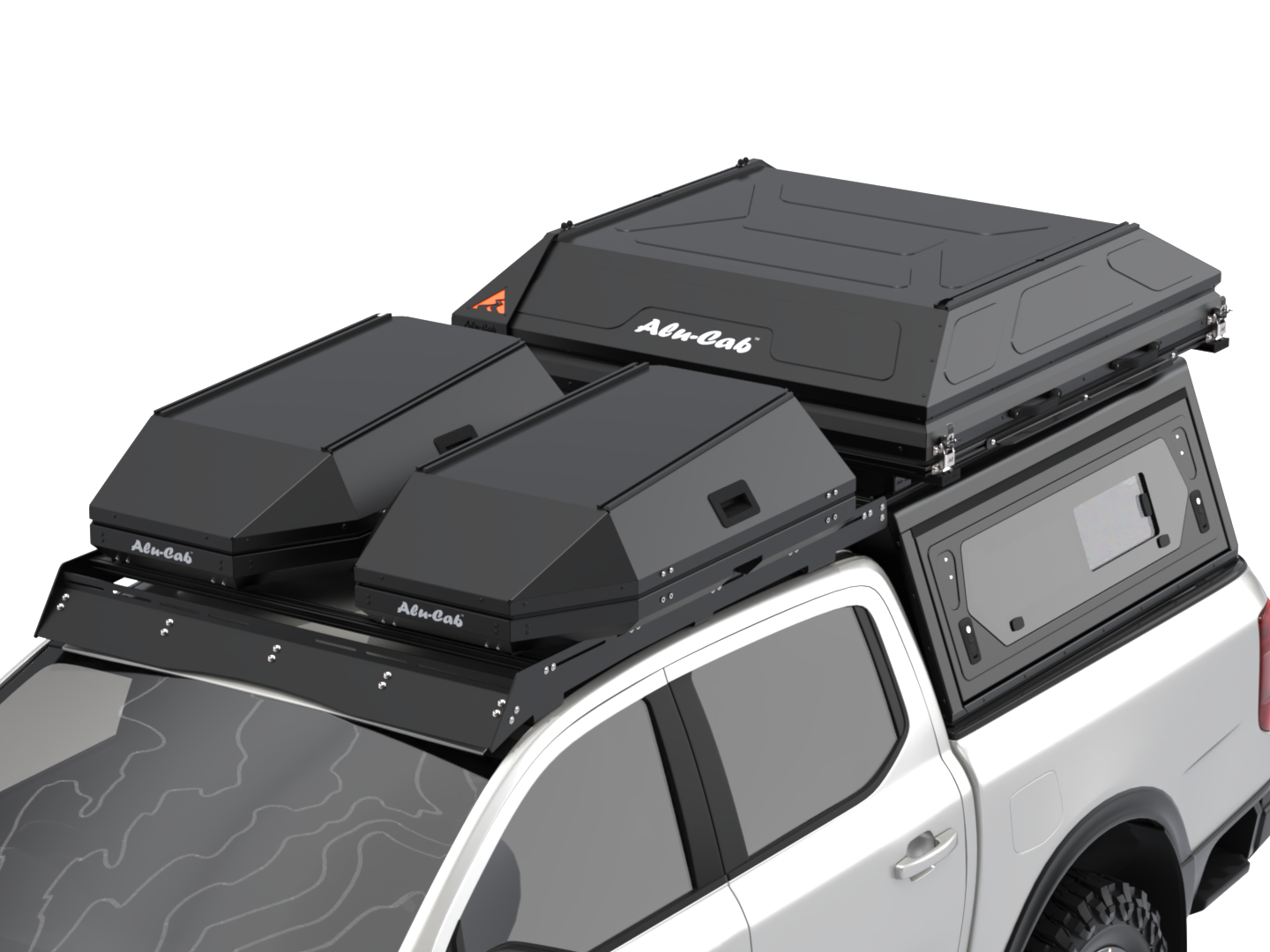 Alu-Cab Rooftop Tent RT-S2 (2 Sleeper) - Black - Image 2