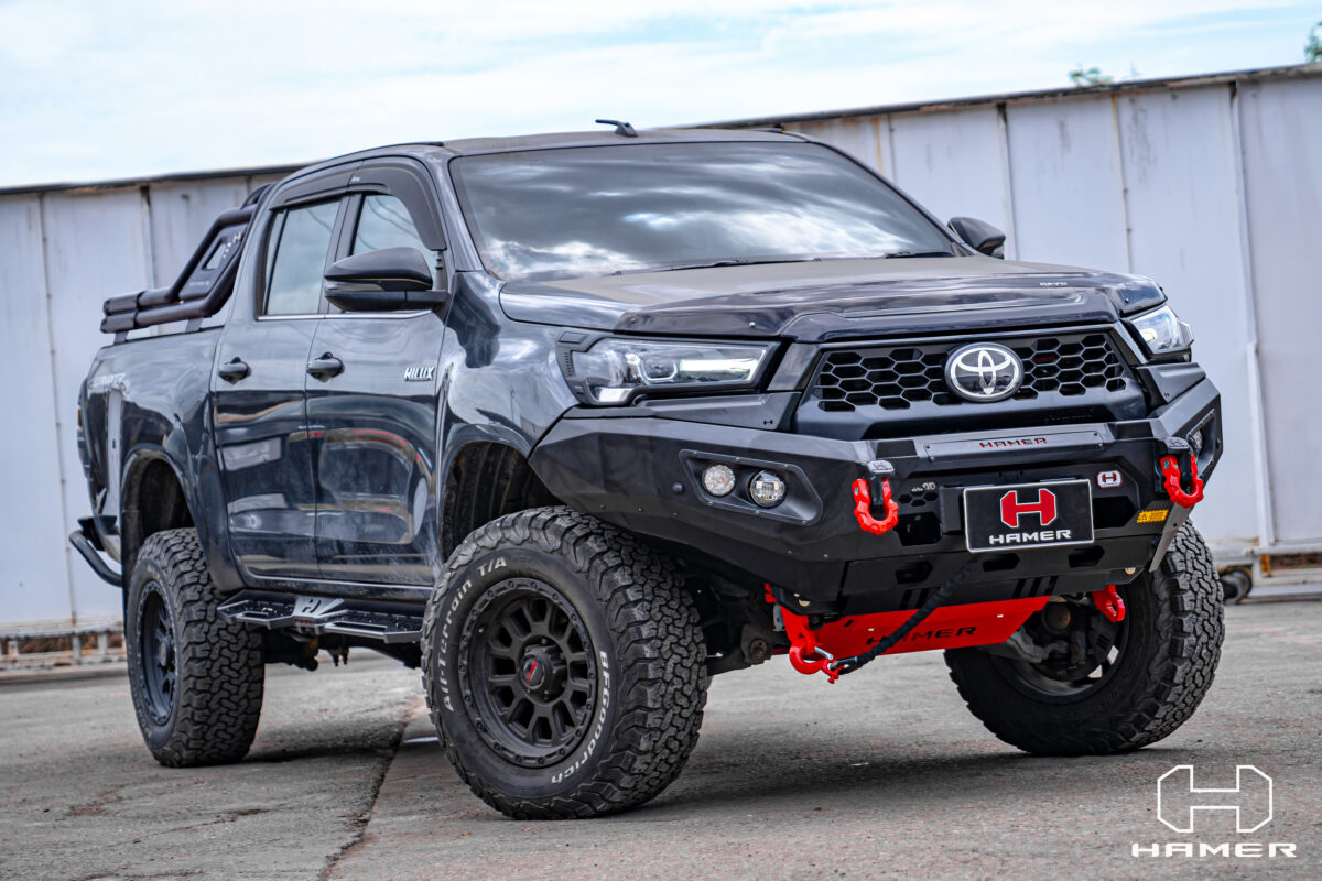 Toyota Hilux GD6 Raider 2024-2025 (No Wheel Arches) Hamer King Series Bull Bar - Image 3