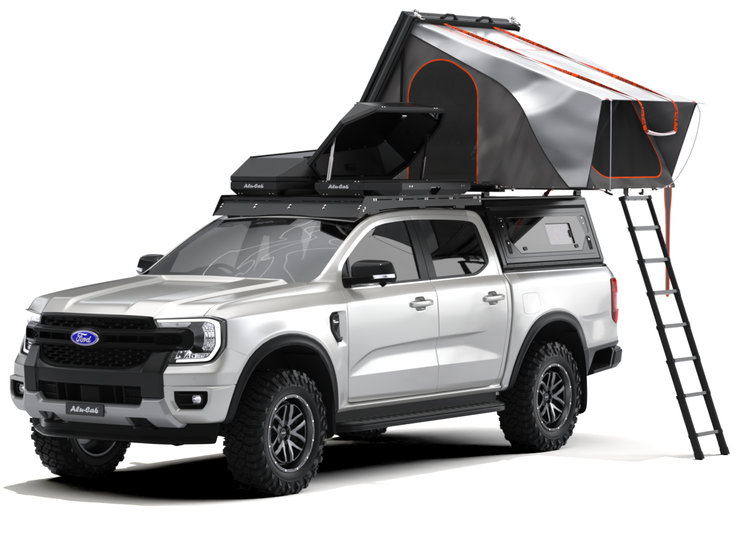 Alu-Cab Rooftop Tent RT-S2 (2 Sleeper) - Black - Image 7