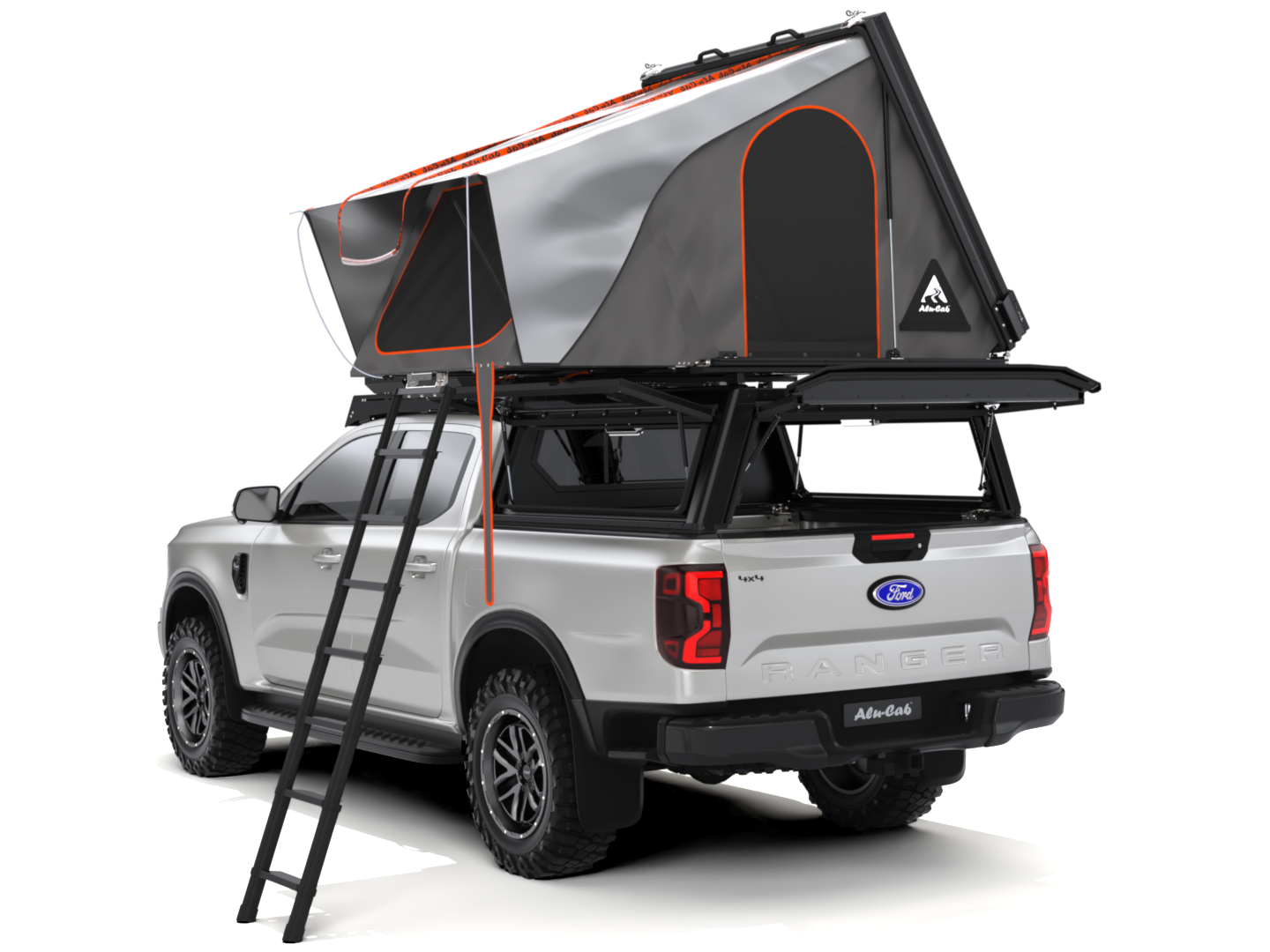 Alu-Cab Rooftop Tent RT-S2 (2 Sleeper) - Black - Image 5