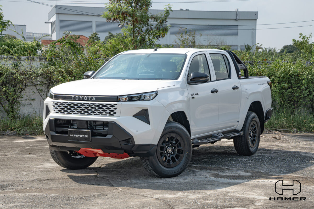 Toyota Hilux Travo 2026+ Hamer 3 Piece Underbody Protection Plate (Red) - Image 2