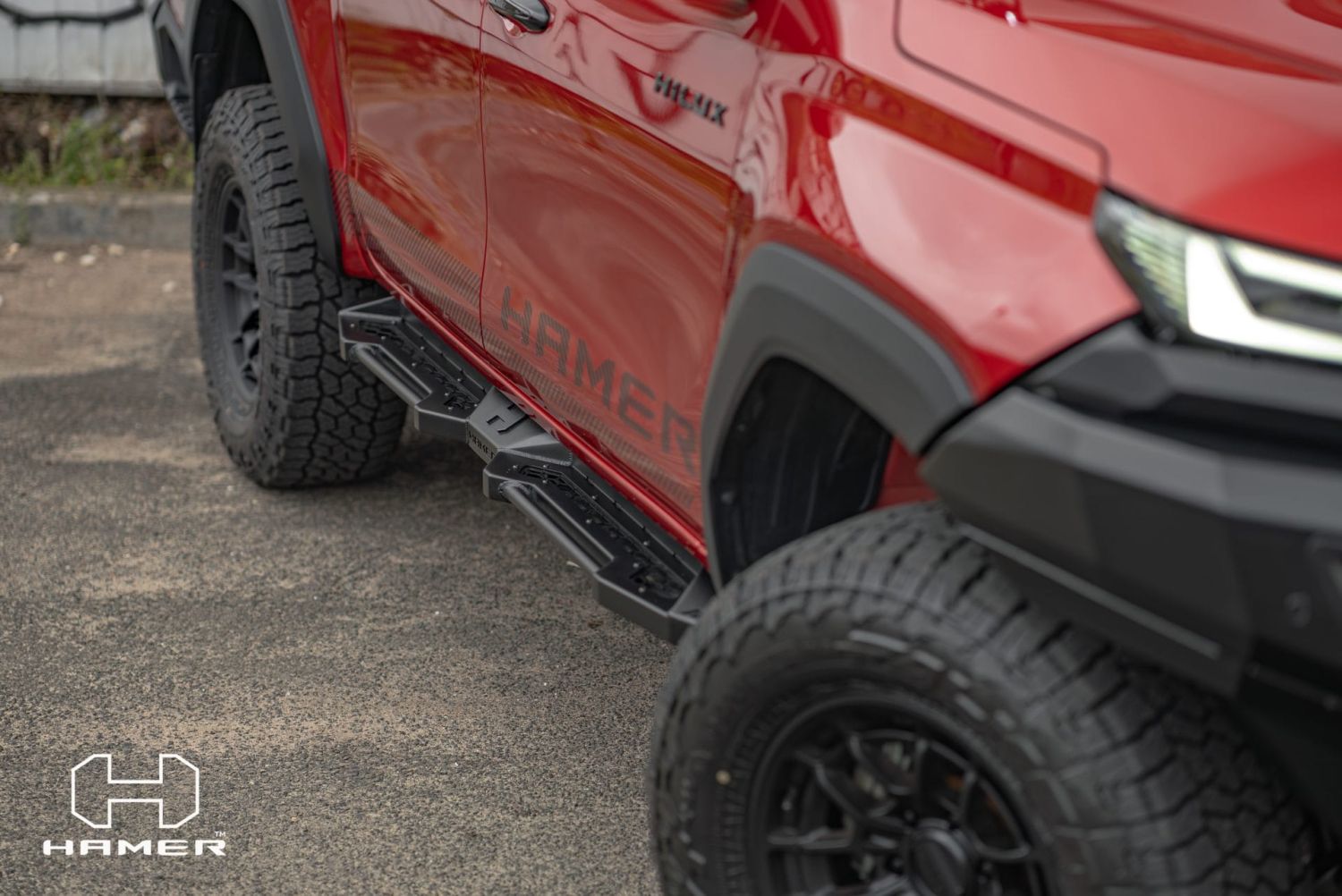 Toyota Hilux Travo 2026+ Double Cab Hamer Shadow Side Steps - Image 3