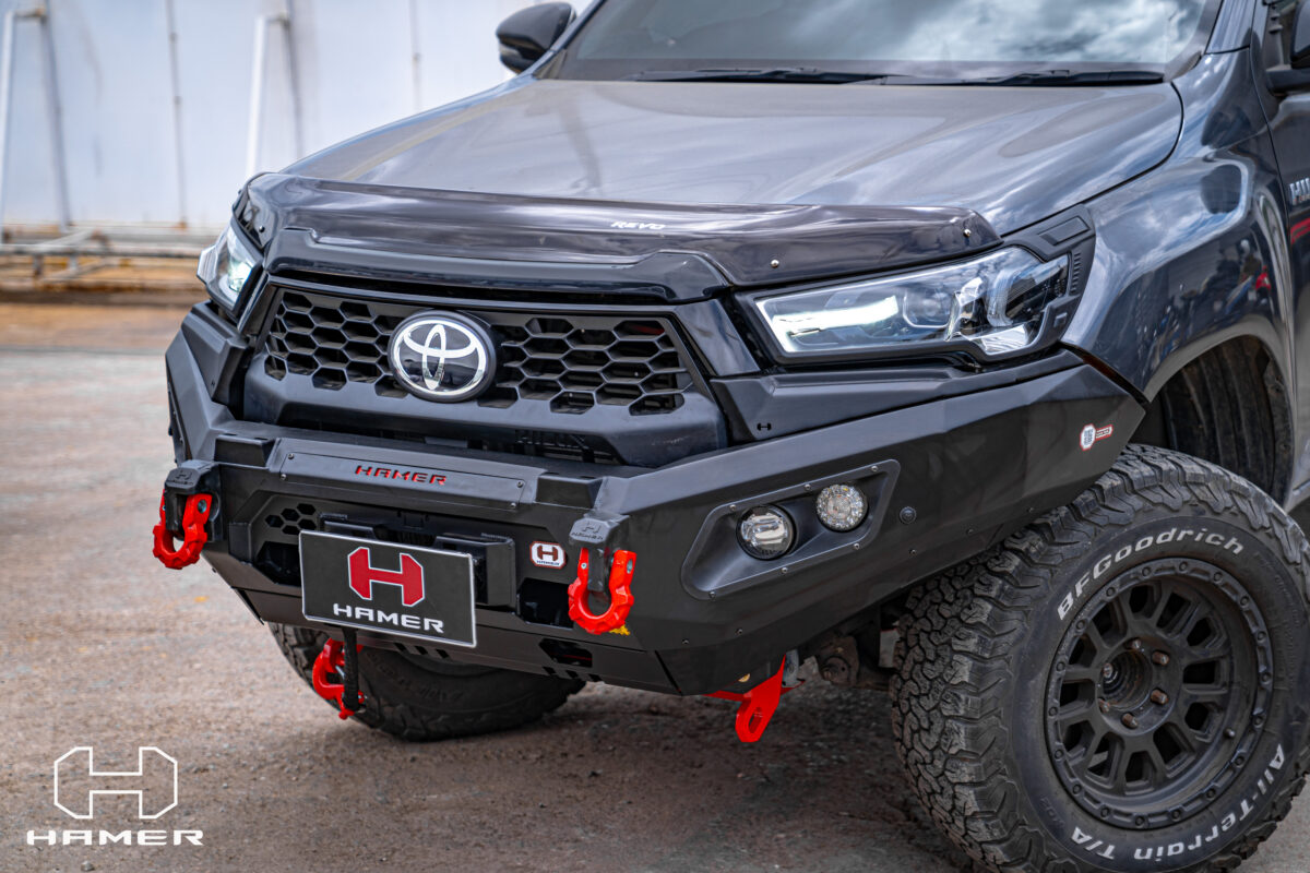 Toyota Hilux GD6 Raider 2024-2025 (No Wheel Arches) Hamer King Series Bull Bar - Image 2