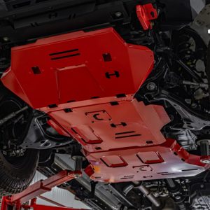 Toyota Hilux Travo 2026+ Hamer 3 Piece Underbody Protection Plate (Red)