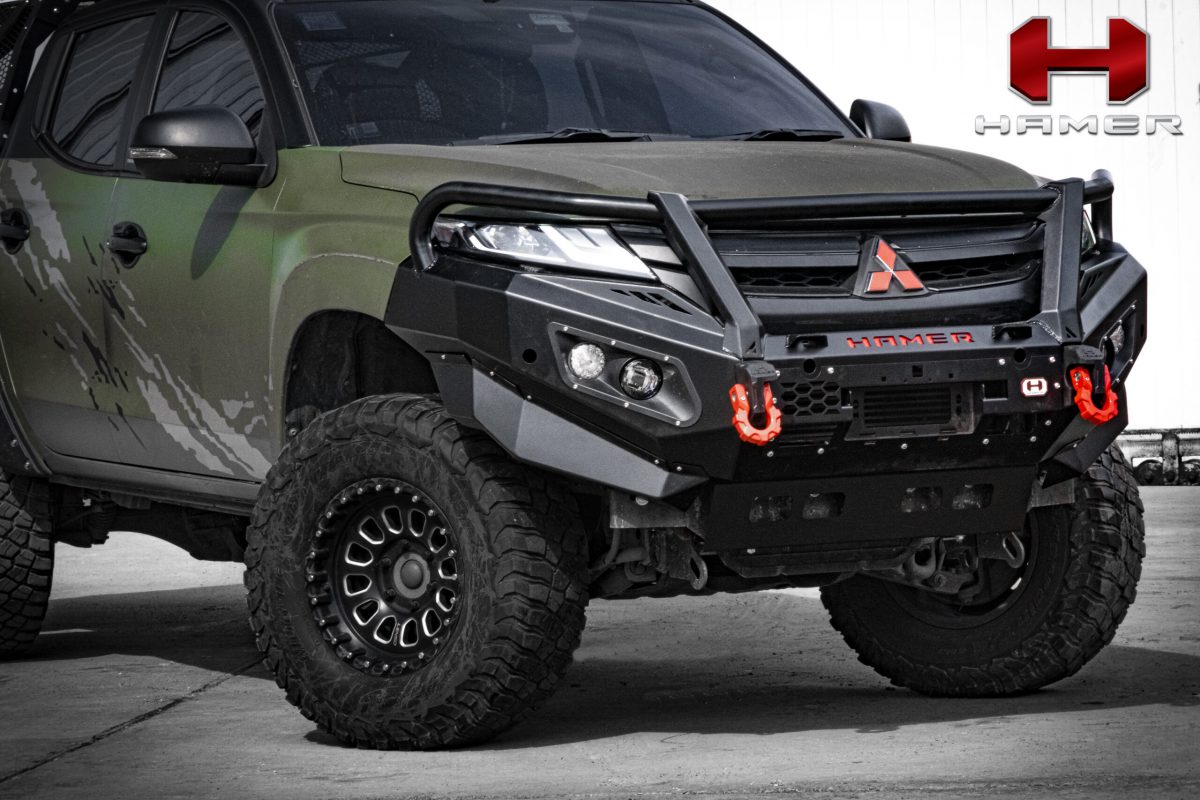 Mitsubishi Triton MR Series 2019-2024 Hamer King Plus Series Bull Bar - Image 4